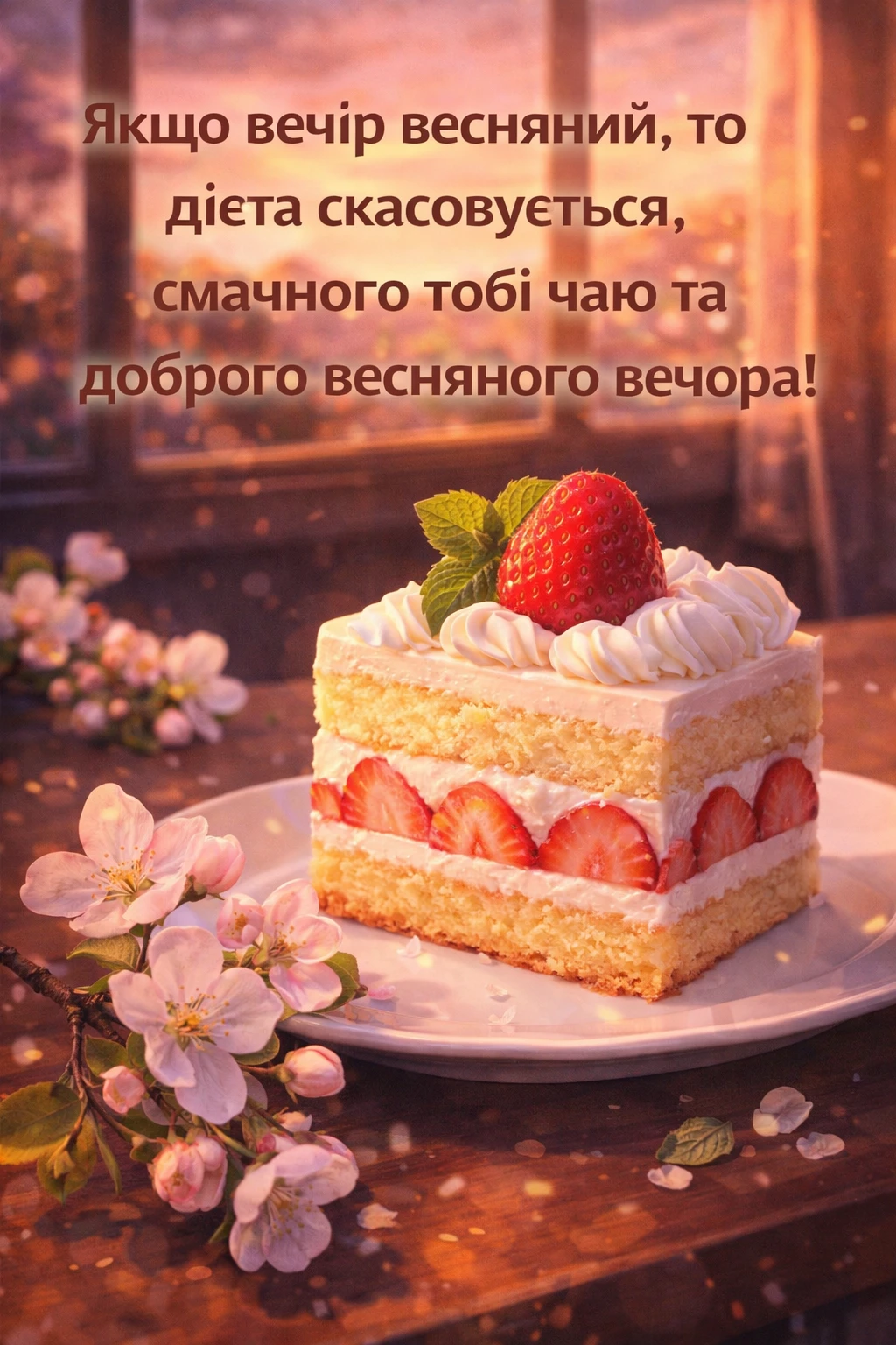 Доброго весняного вечора: найкращі картинки та душевні листівки для гарного настрою