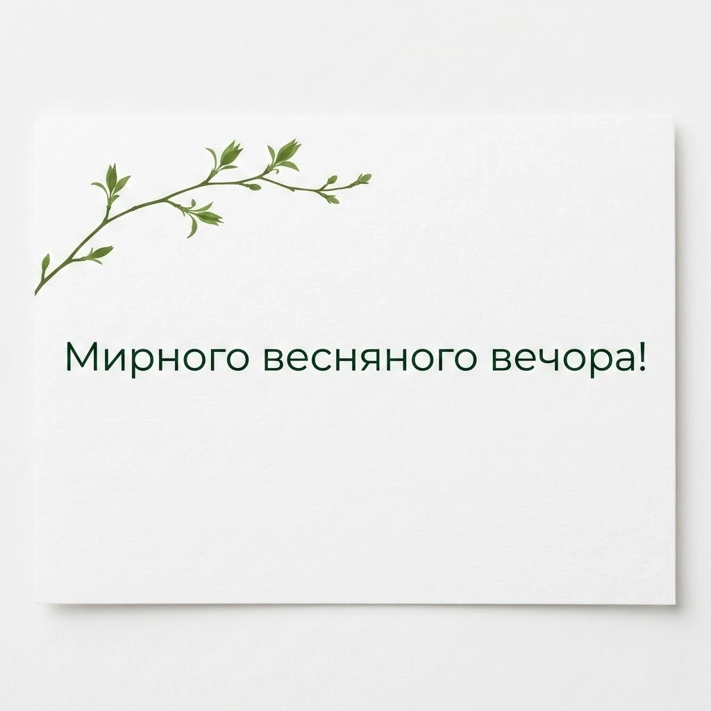 Доброго весняного вечора: найкращі картинки та душевні листівки для гарного настрою
