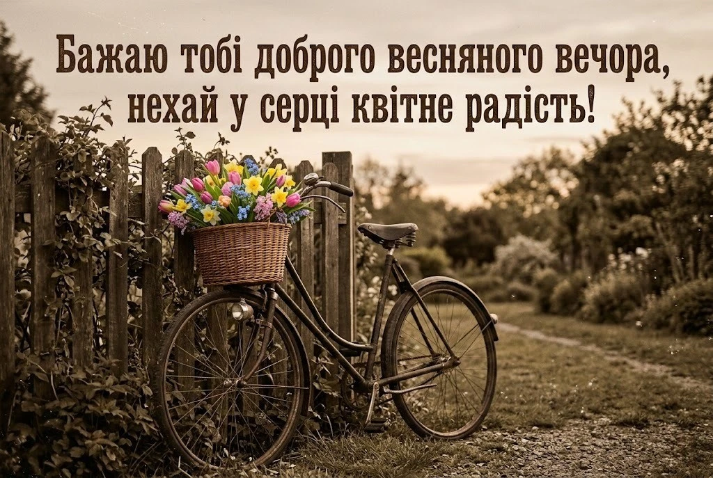 Доброго весняного вечора: найкращі картинки та душевні листівки для гарного настрою