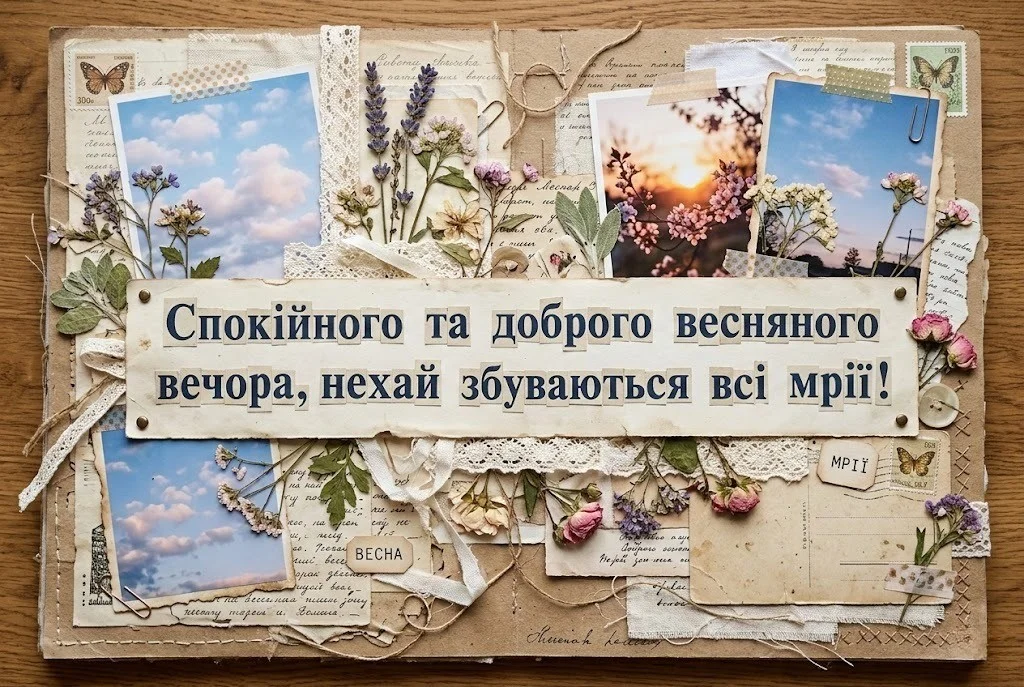 Доброго весняного вечора: найкращі картинки та душевні листівки для гарного настрою