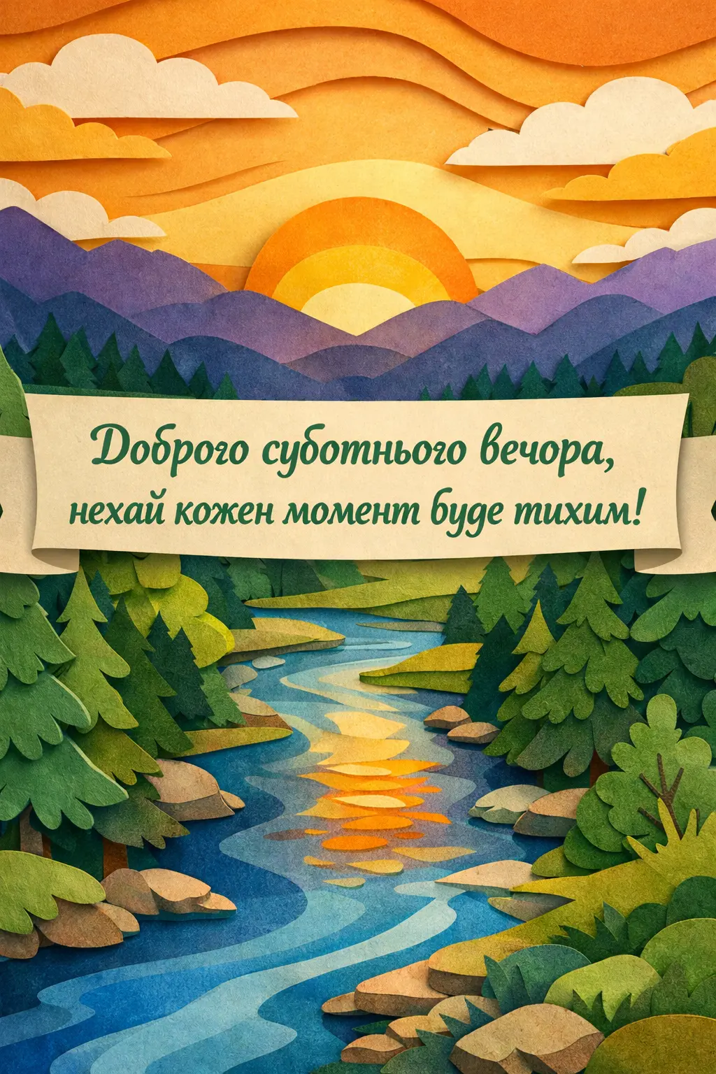 Доброго суботнього вечора: картинки з релаксом на природі для душевного відпочинку