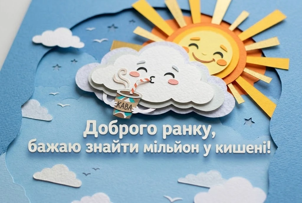 Прикольні побажання доброго ранку та гарного дня: душевна добірка листівок для найкращого настрою