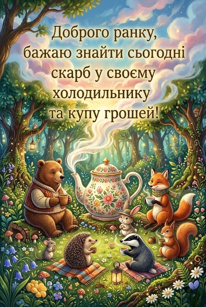 Прикольні побажання доброго ранку та гарного дня: душевна добірка листівок для найкращого настрою