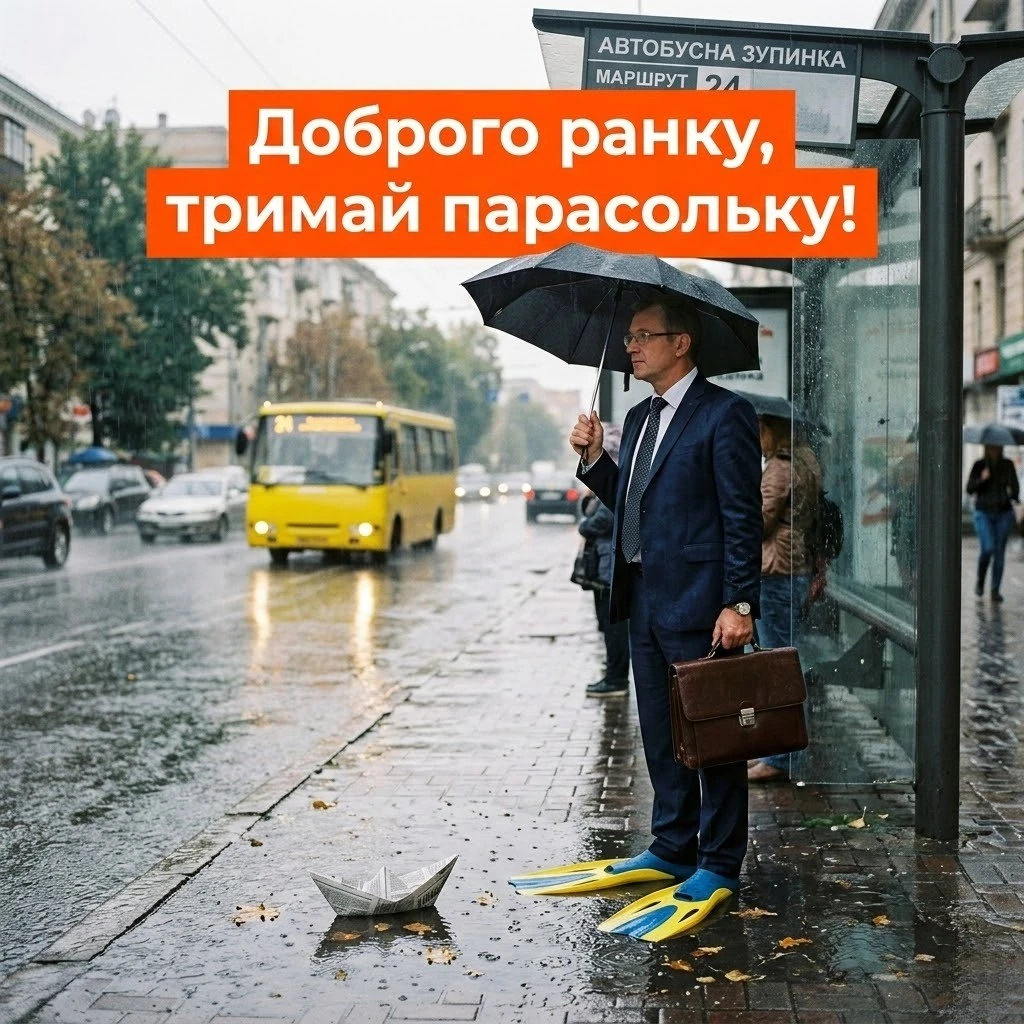 Доброго ранку: смішні картинки в дощову погоду для найкращого настрою