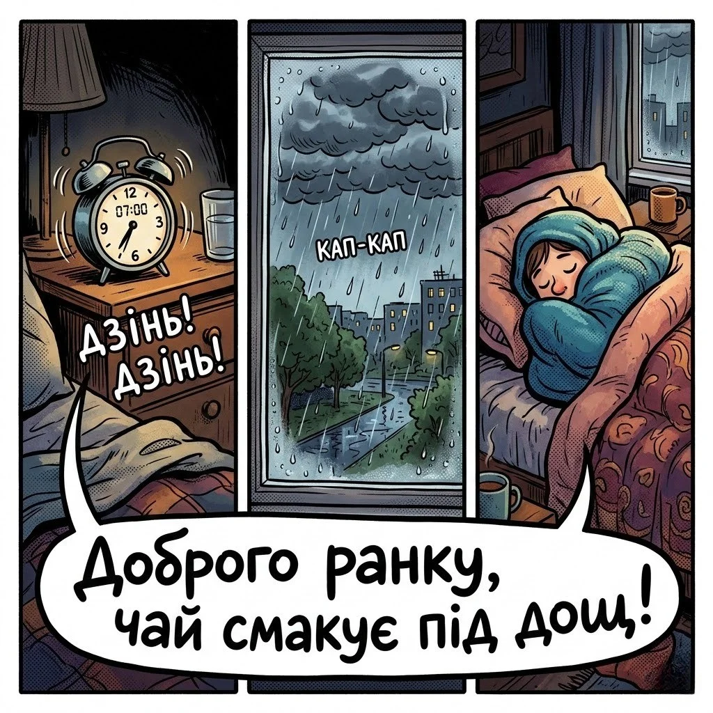 Доброго ранку: смішні картинки в дощову погоду для найкращого настрою
