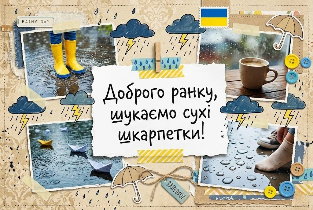 Доброго ранку: смішні картинки в дощову погоду для найкращого настрою