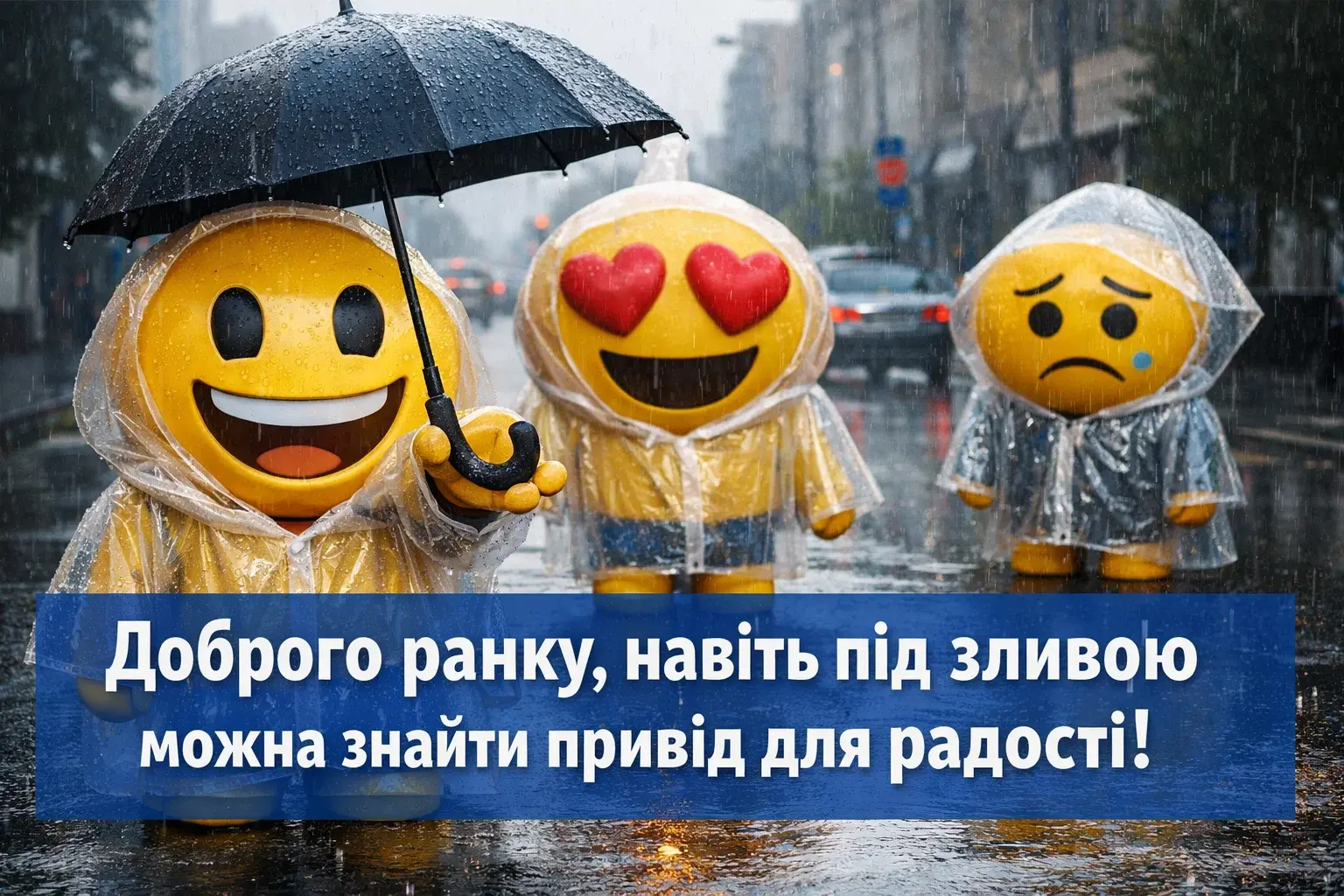 Доброго ранку: смішні картинки в дощову погоду для найкращого настрою