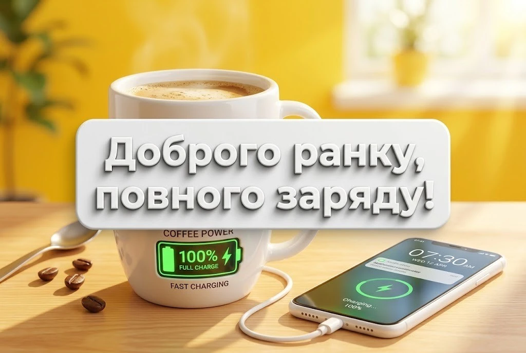 Доброго ранку : картинки, сучасний гумор та прикольні листівки для позитивного настрою