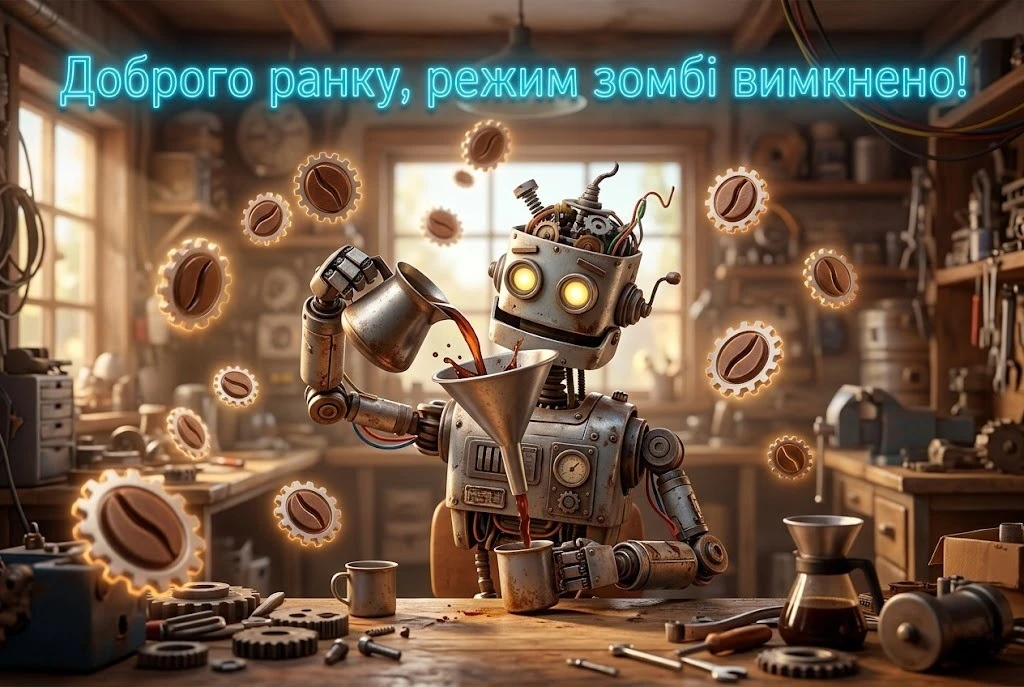 Доброго ранку : картинки, сучасний гумор та прикольні листівки для позитивного настрою