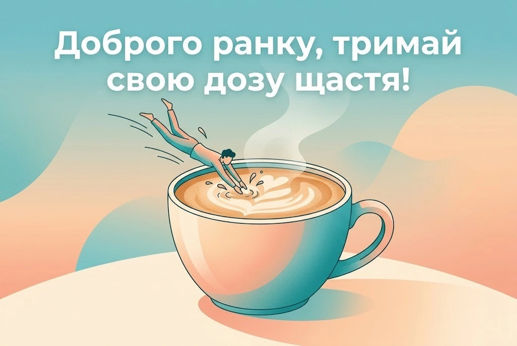 Доброго ранку : картинки, сучасний гумор та прикольні листівки для позитивного настрою