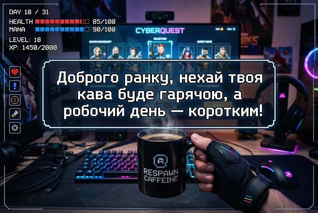 Доброго ранку : картинки, сучасний гумор та прикольні листівки для позитивного настрою