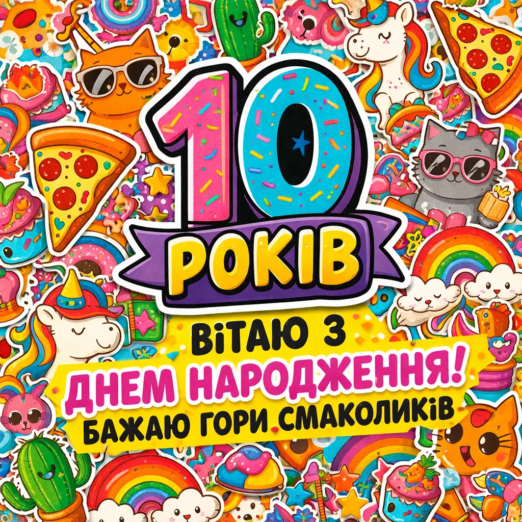 Найкращі привітання з днем народження дівчинці на 10 років: вірші та проза