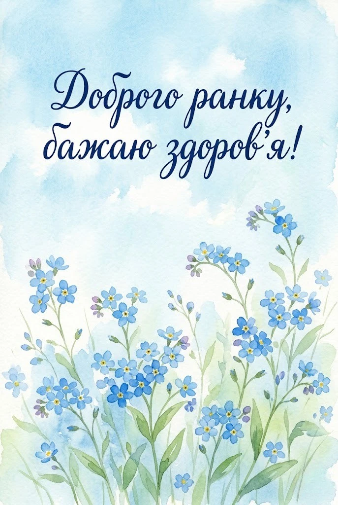 Доброго ранку, міцного здоров’я та мирного неба: душевні листівки та найтепліші побажання