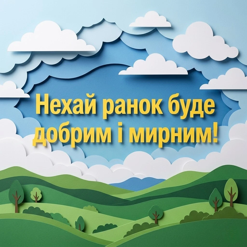 Доброго ранку, міцного здоров’я та мирного неба: душевні листівки та найтепліші побажання
