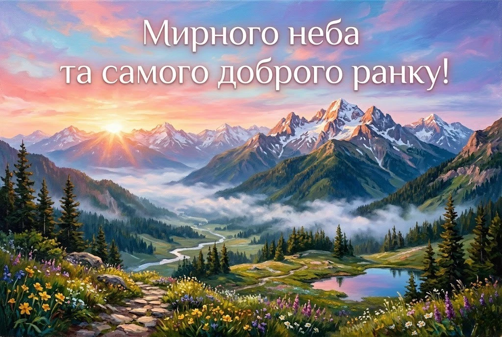 Доброго ранку, міцного здоров’я та мирного неба: душевні листівки та найтепліші побажання