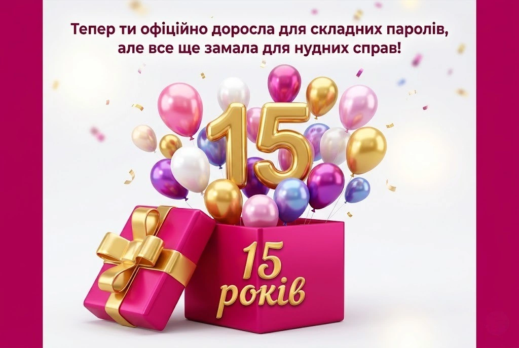 Привітання з днем народження внучці 15 років: вірші, проза та щирі побажання