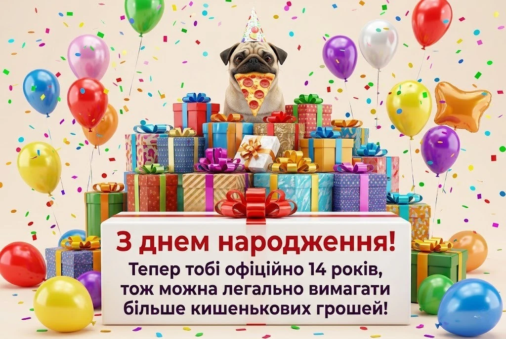 Привітання з днем народження на 14 років дівчинці: гарні вірші та оригінальні побажання