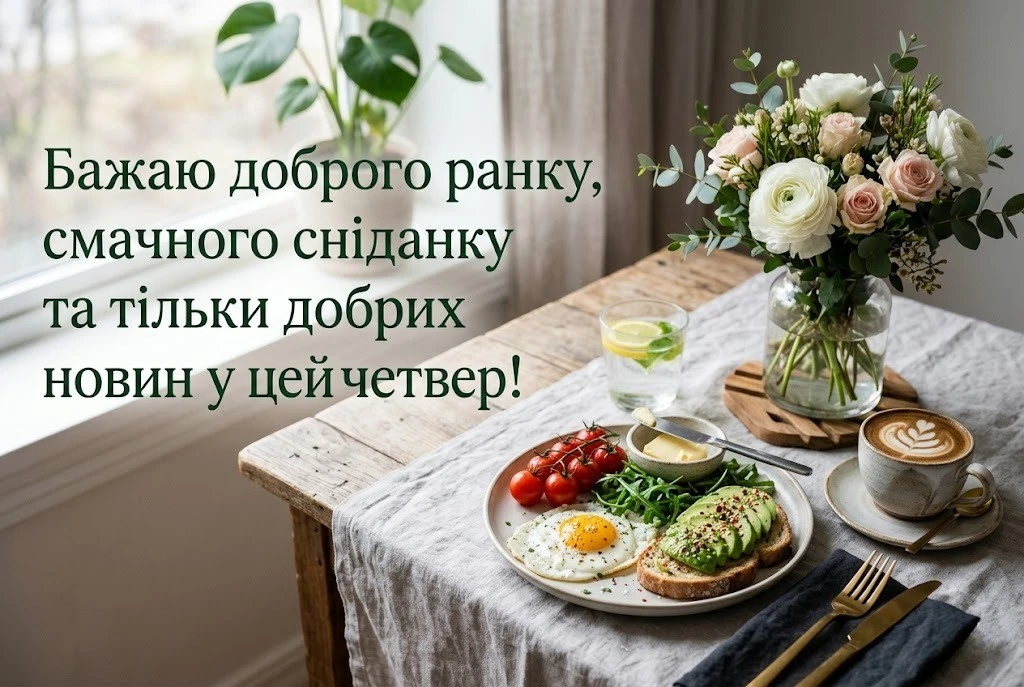 Доброго ранку: найкращі картинки для гарного четверга в Україні