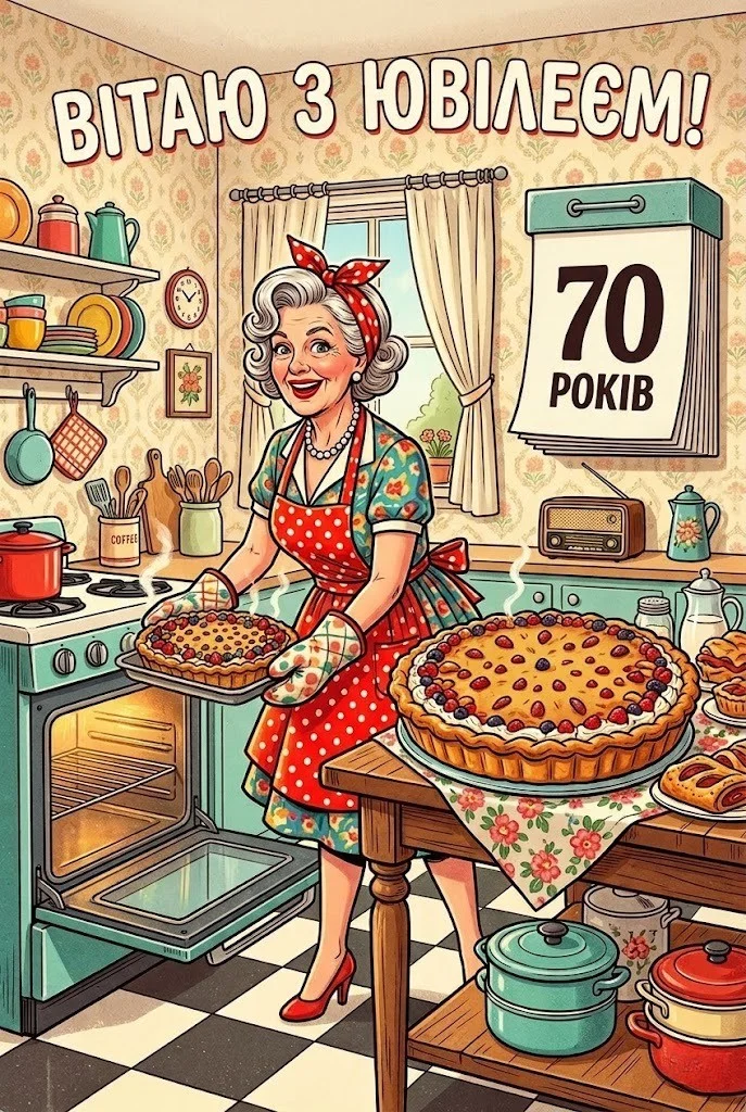 Ювілей 70 років жінці: вірші та проза, що зігрівають серце
