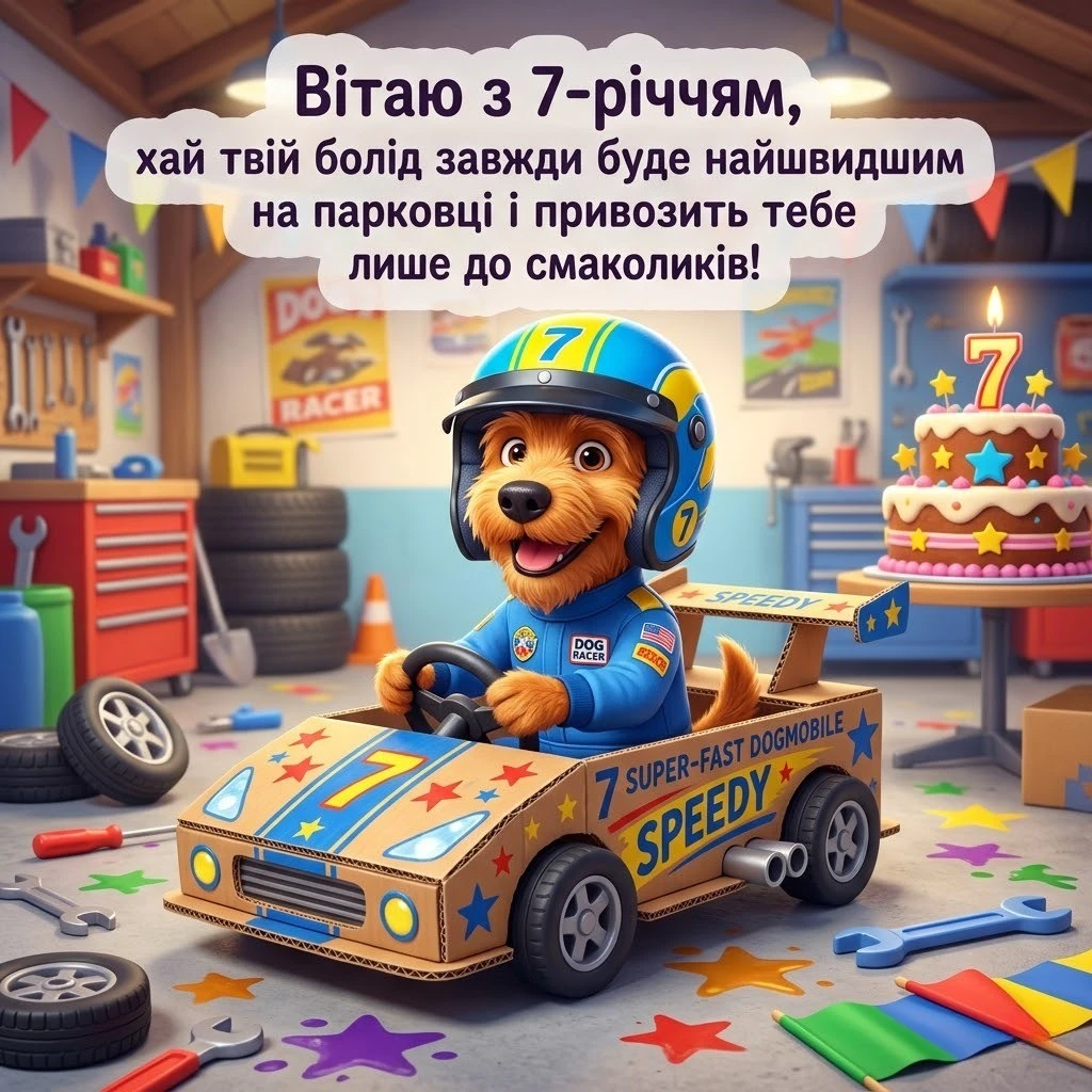 Привітання хлопчику з днем народження на 7 років: найкращі побажання