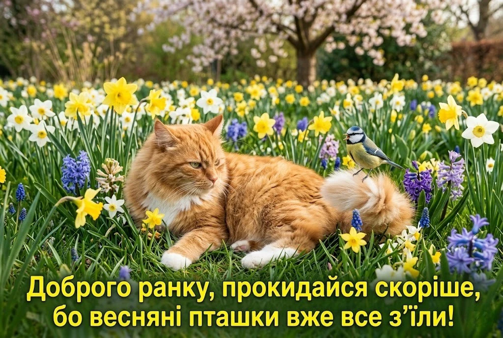 Доброго ранку: нові картинки з гумором про весну для найкращого настрою