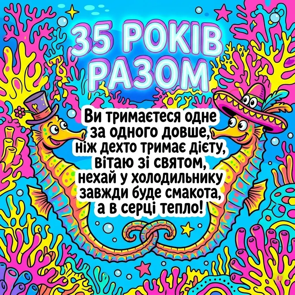 Привітання з 35 річчям весілля: найкращі побажання у віршах та прозі