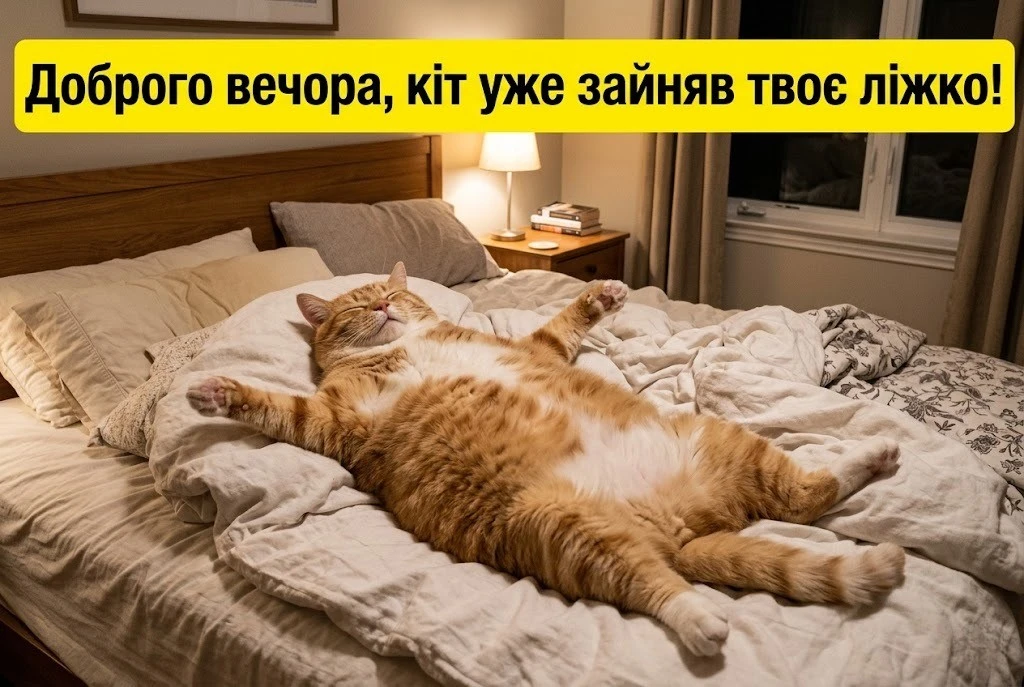 Доброго вечора і гарного настрою: душевні картинки та нові листівки для близьких