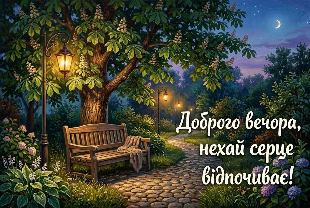 Доброго вечора і гарного настрою: душевні картинки та нові листівки для близьких