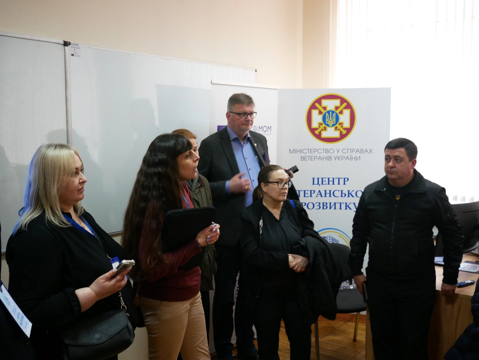 Вінницький центр ветеранського розвитку представив іноземним донорам інструменти реінтеграції захисників