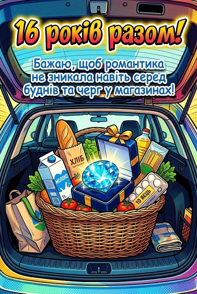 Привітання на 16 років спільного життя: від романтики до глибокої мудрості