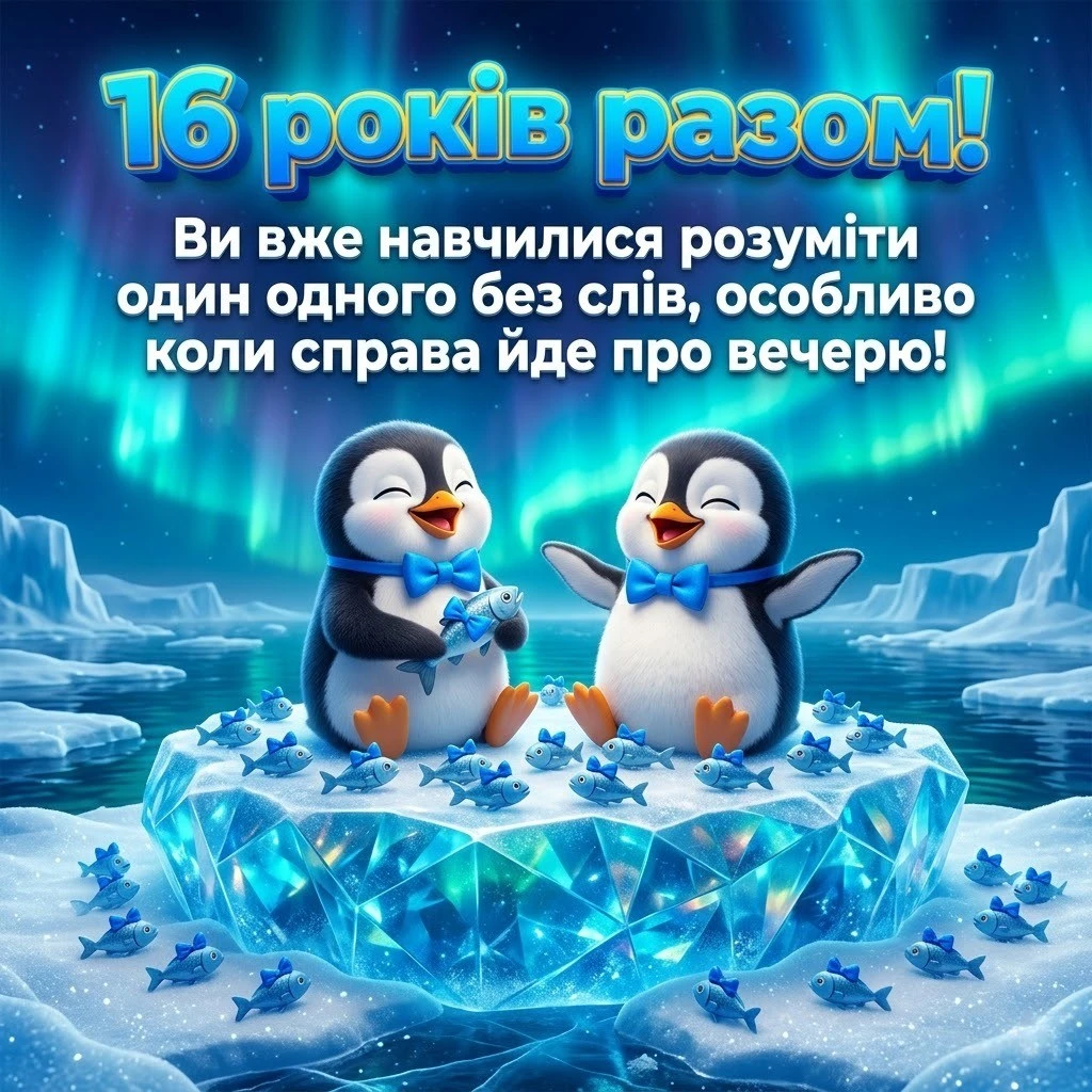 Привітання на 16 років спільного життя: від романтики до глибокої мудрості