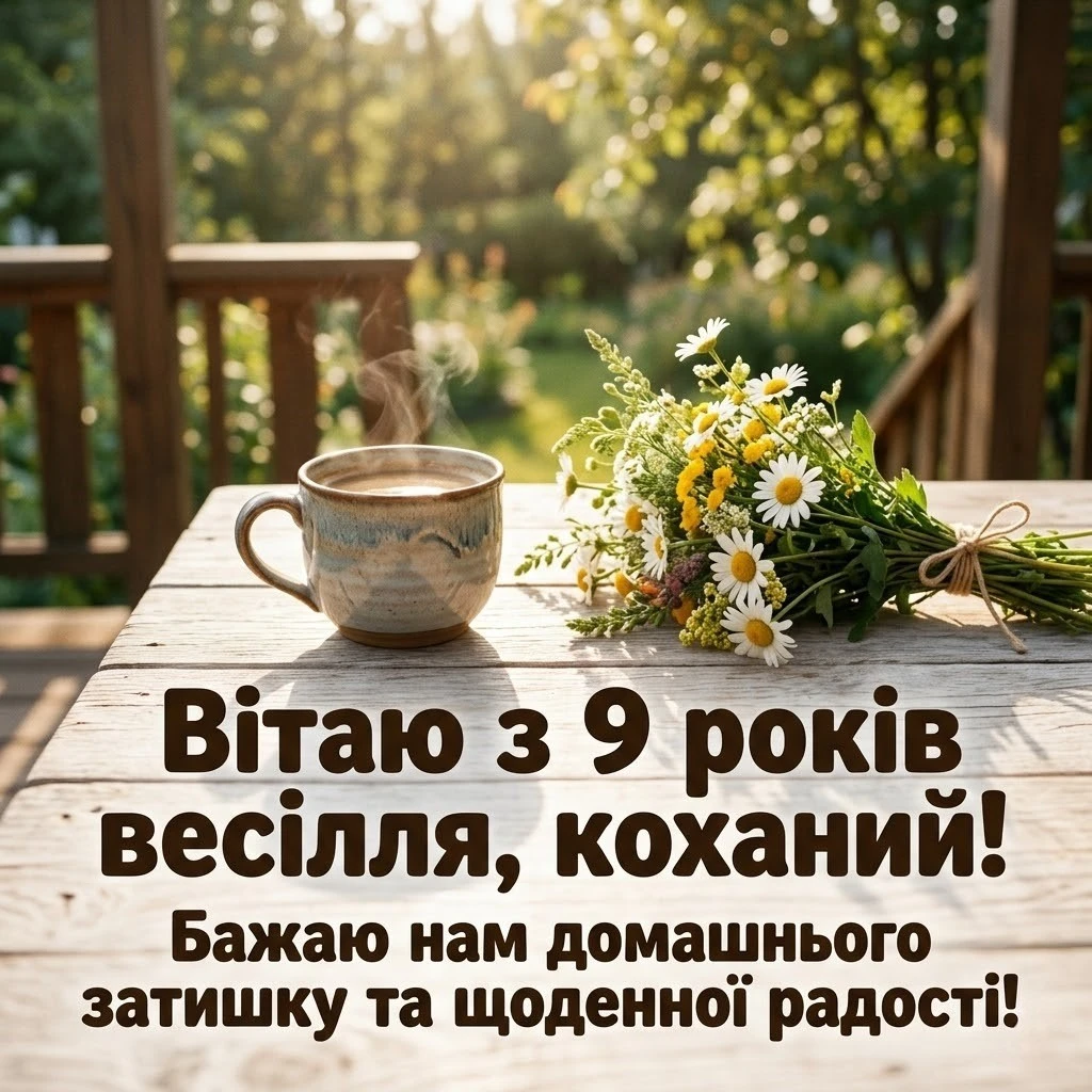 Привітання з фаянсовим весіллям для чоловіка: чуттєво, щиро, незабутньо