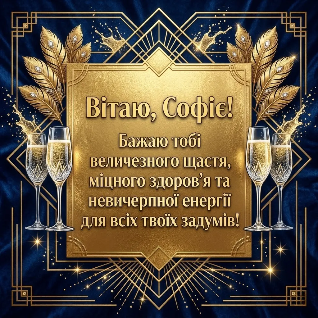 З днем народження, Софіє! Найкращі привітання у прозі та картинках