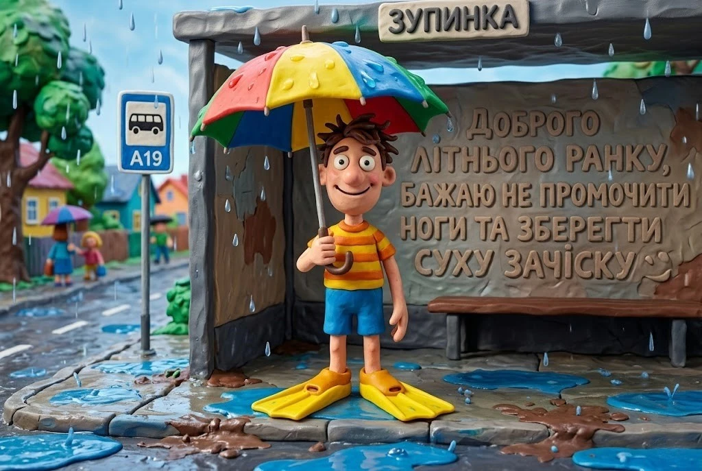 Доброго літнього ранку: дощова погода та смішні картинки для найкращого настрою