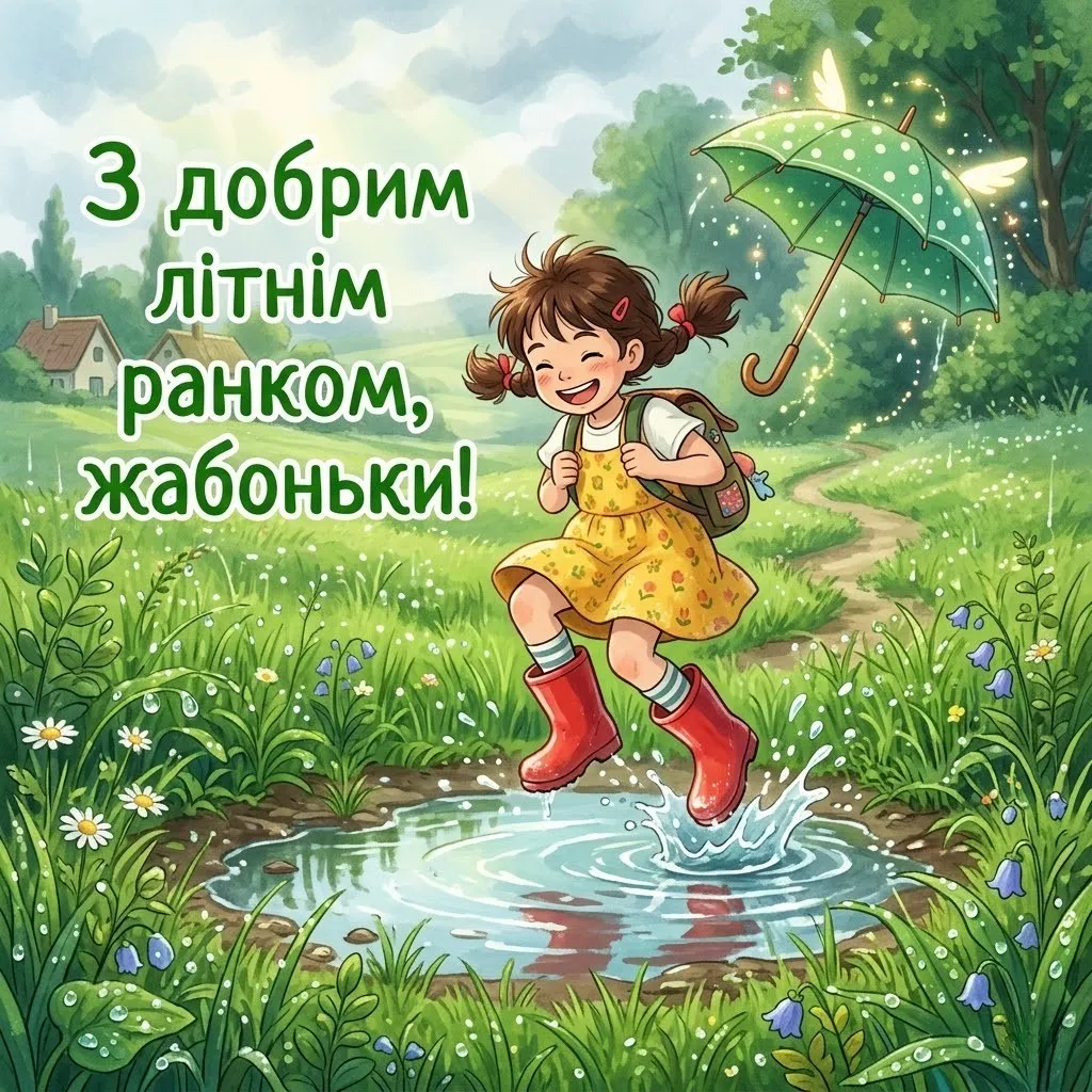 Доброго літнього ранку: дощова погода та смішні картинки для найкращого настрою