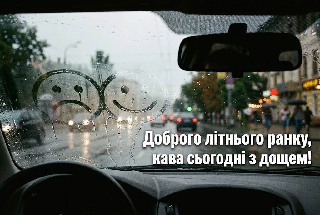 Доброго літнього ранку: дощова погода та смішні картинки для найкращого настрою
