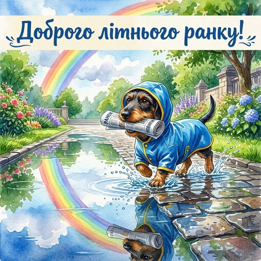 Доброго літнього ранку: дощова погода та смішні картинки для найкращого настрою
