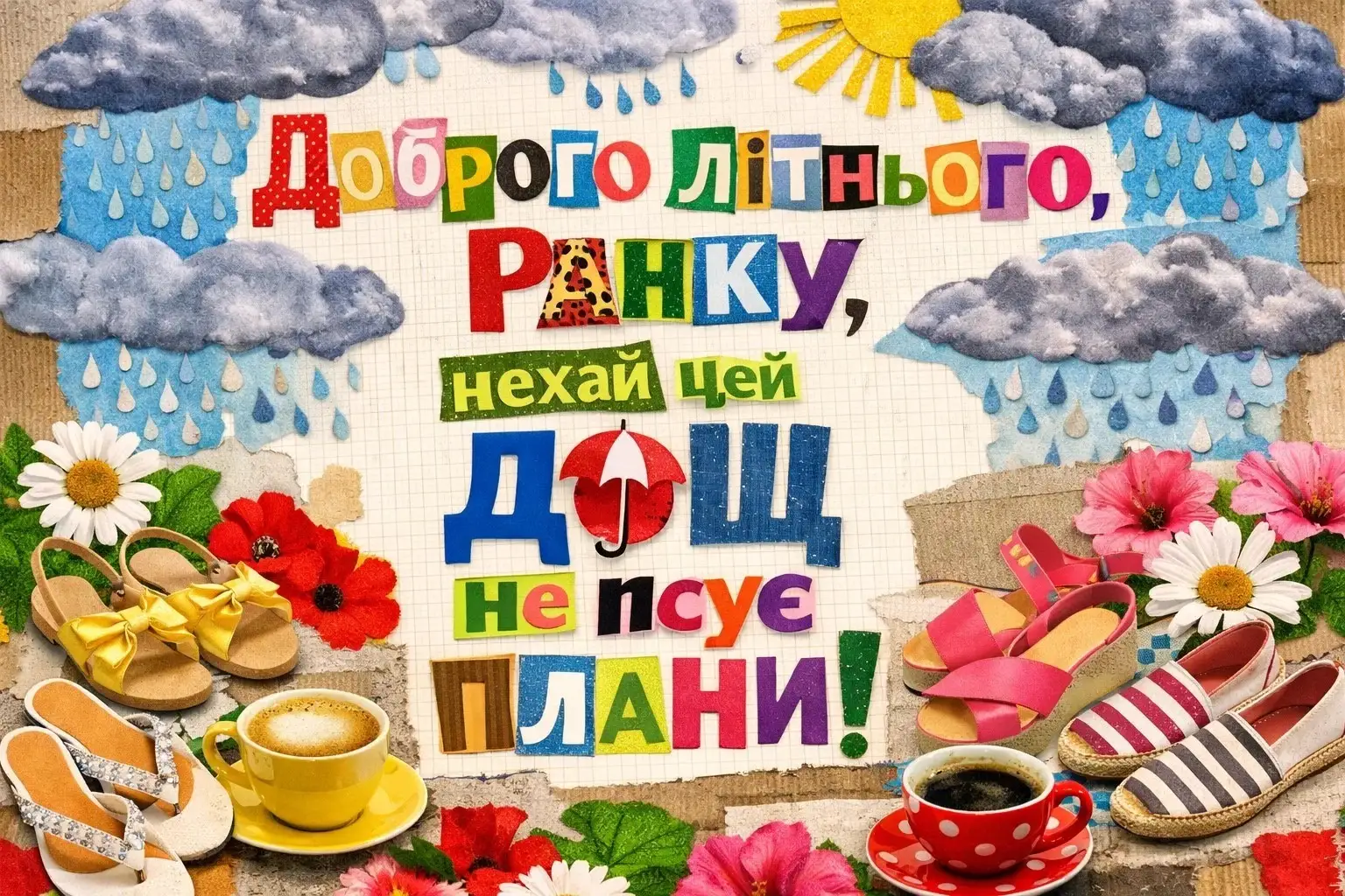 Доброго літнього ранку: дощова погода та смішні картинки для найкращого настрою
