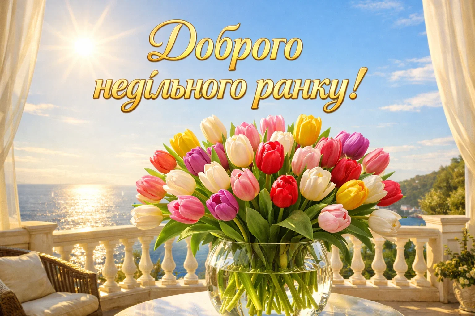 Доброго недільного ранку: картинки для душевного відпочинку та гарного настрою