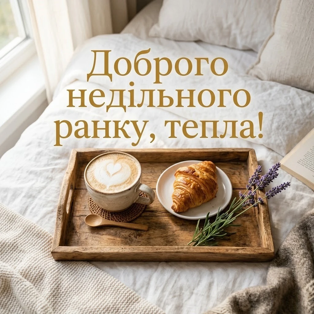 Доброго недільного ранку: картинки для душевного відпочинку та гарного настрою