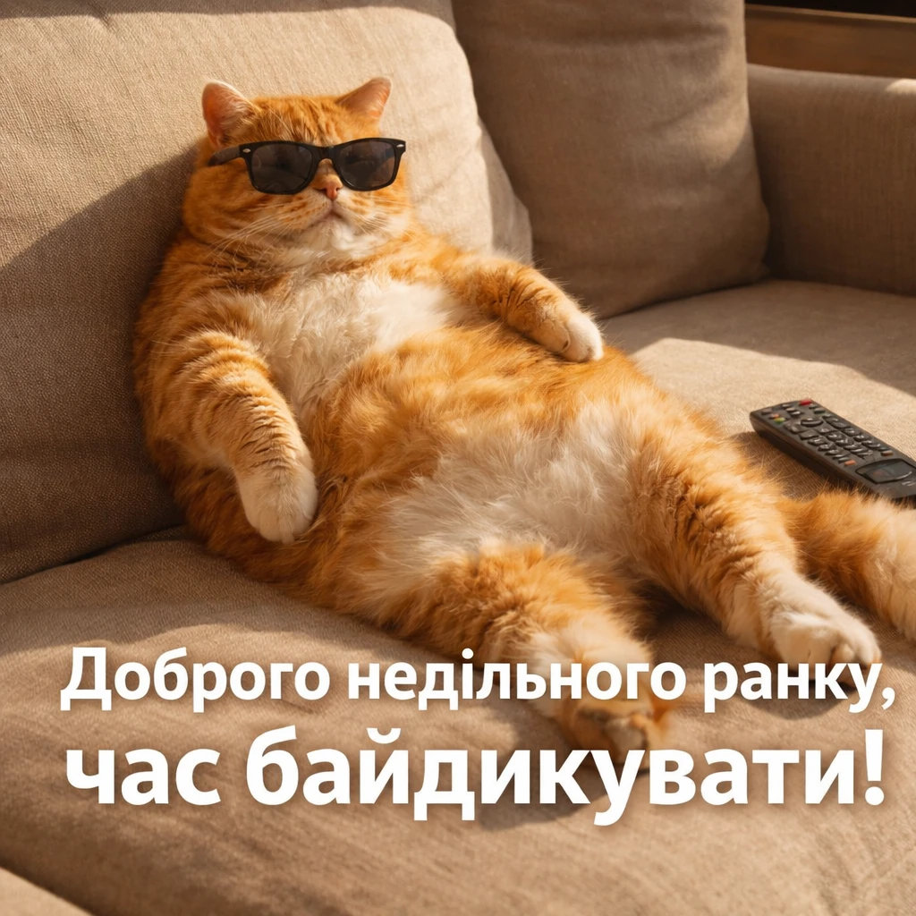 Доброго недільного ранку: картинки для душевного відпочинку та гарного настрою