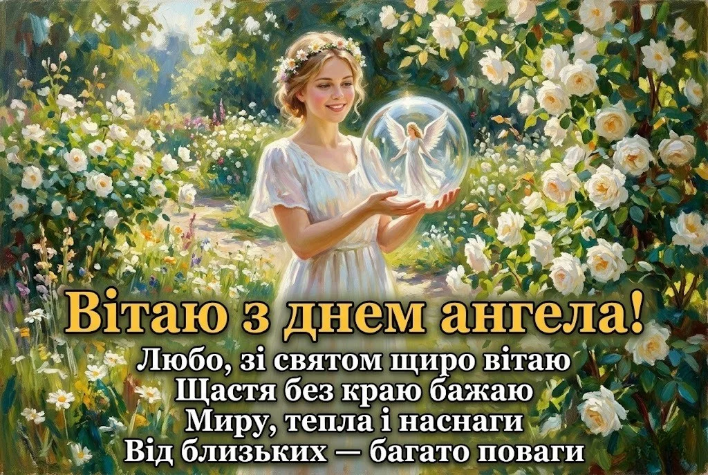 З днем ангела, Любочка! Оригінальні та сучасні побажання на будь-який смак