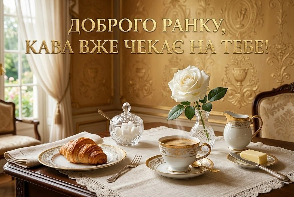 Доброго ранку: нові картинки та найтепліші привітання для гарного початку дня