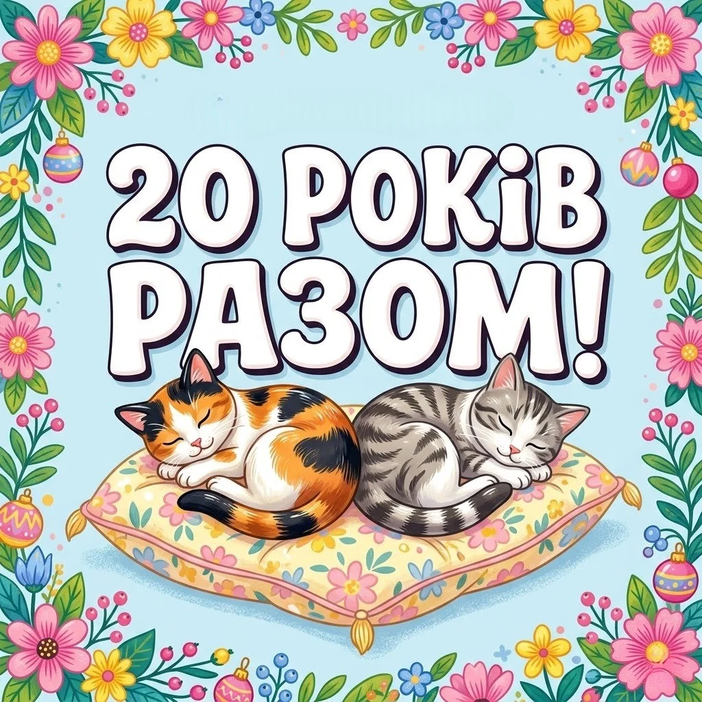 Порцелянове весілля (20 років): зворушливі привітання для найрідніших