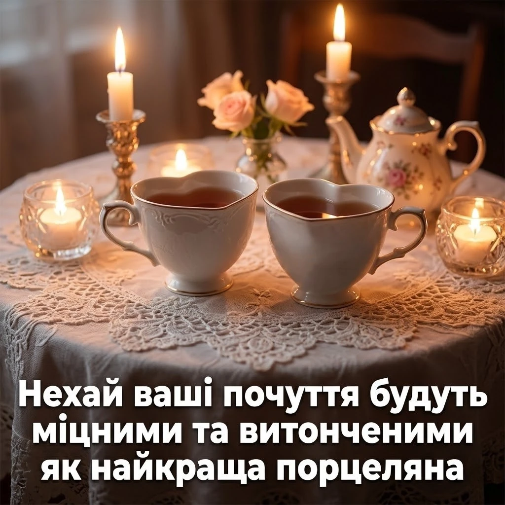 Порцелянове весілля (20 років): зворушливі привітання для найрідніших