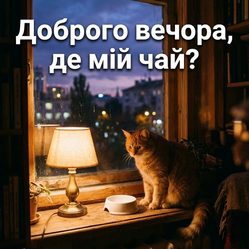 Доброго вечора: оригінальні побажання та затишні картинки для приємного завершення дня