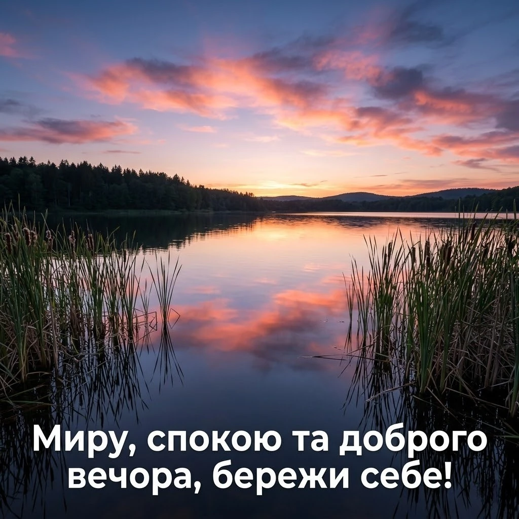 Доброго вечора: оригінальні побажання та затишні картинки для приємного завершення дня