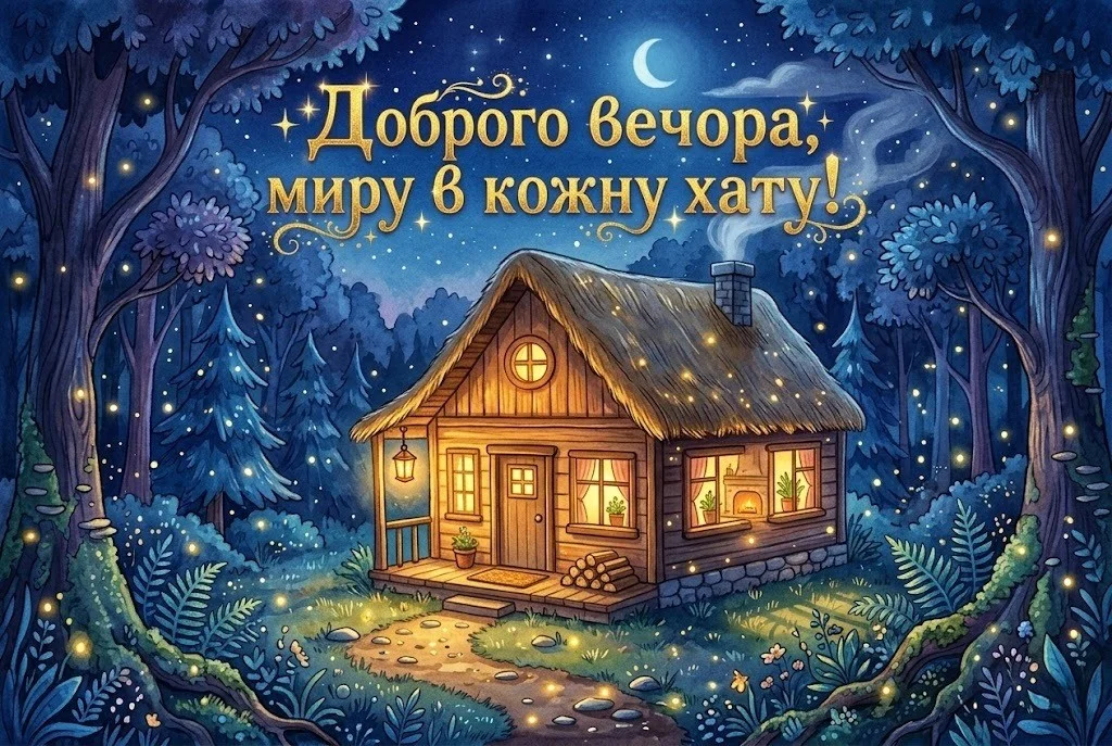 Доброго вечора: оригінальні побажання та затишні картинки для приємного завершення дня