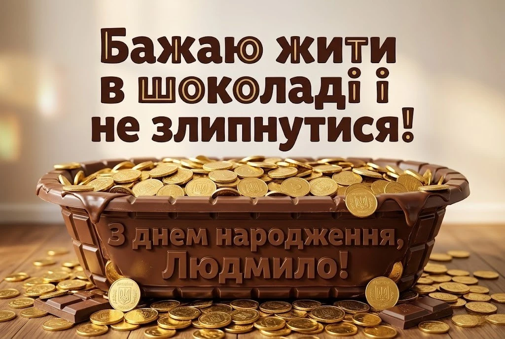 Душевні та ніжні привітання для Людмили до дня народження