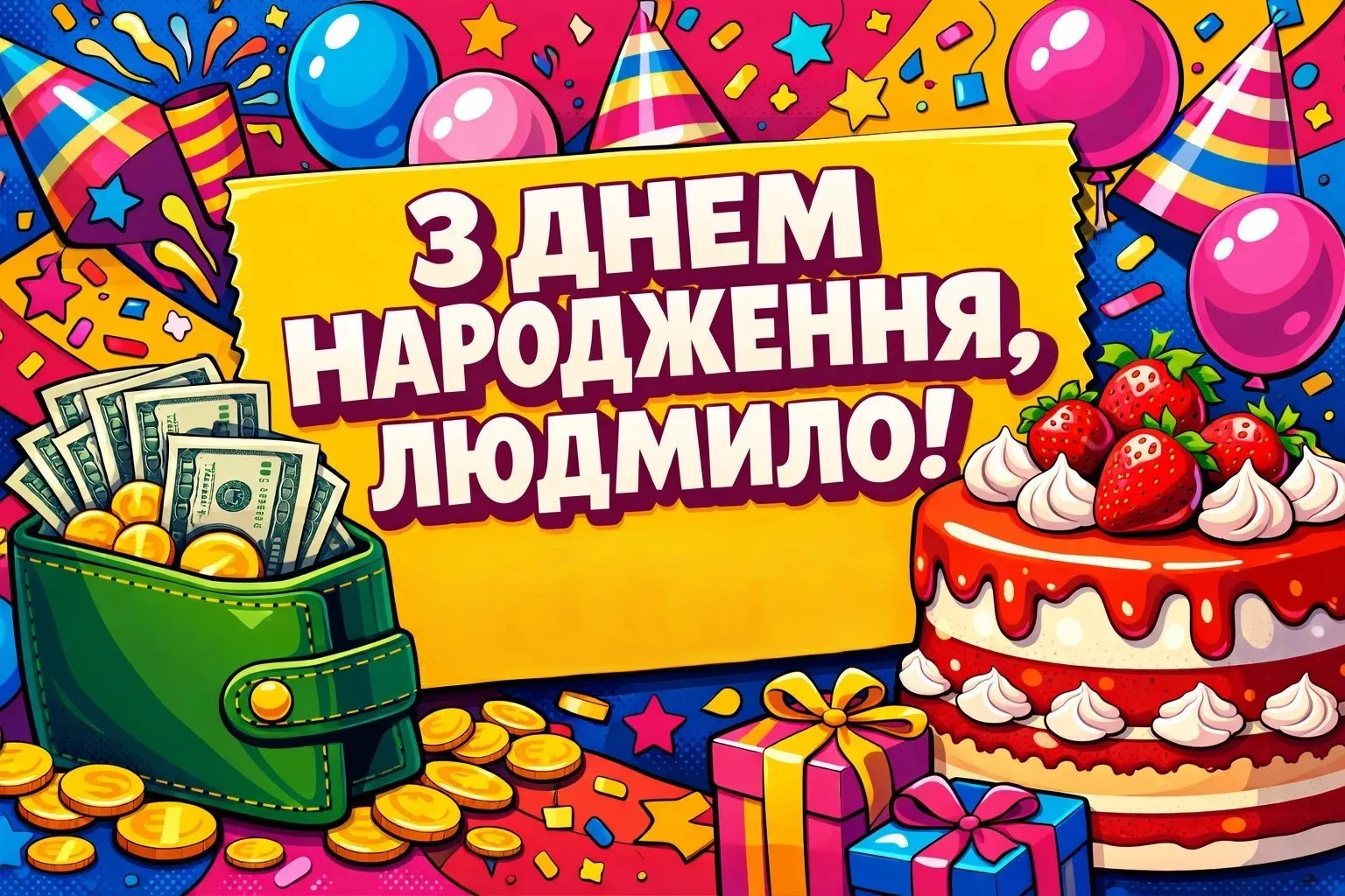 Душевні та ніжні привітання для Людмили до дня народження